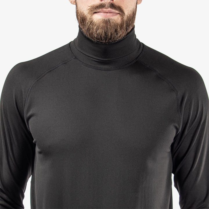 Edwin is a Thermal base layer golf top for Men in the color Black/Red(4)