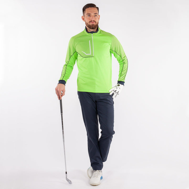 Daxton is a Insulating golf mid layer for Men in the color Green base(5)