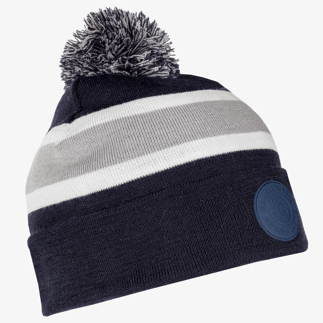 Leighton is a Insulating hat for  in the color Navy/Cool Grey/White(0)