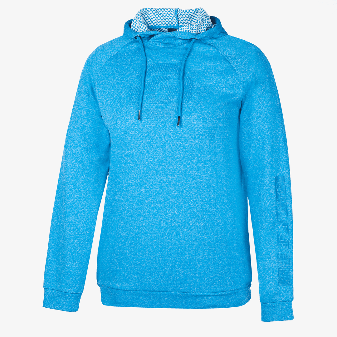 Ryker is a Insulating golf sweatshirt for Juniors in the color Blue Melange (0)