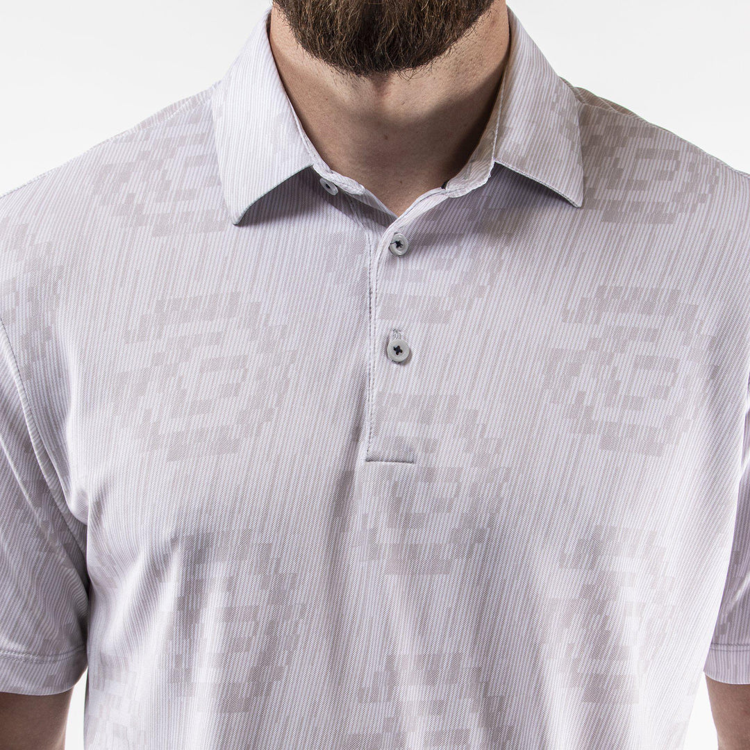 Matteo is a Breathable short sleeve shirt for Men in the color Grey base(2)
