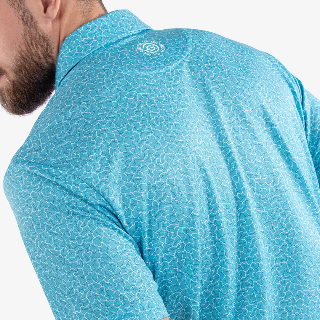 Mani is a Breathable short sleeve shirt for  in the color Aqua(6)