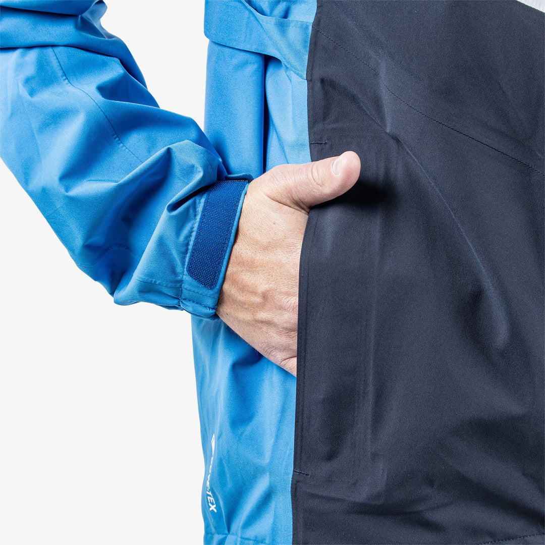 Armstrong is a Waterproof jacket for Men in the color Blue/Navy/White(5)
