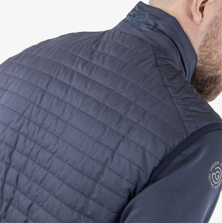 Leroy is a Windproof and water repellent vest for  in the color Navy(7)