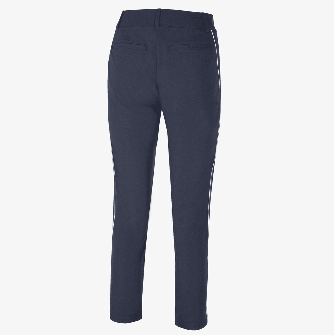 Nicole is a Breathable golf pants for Women in the color Navy/White(8)