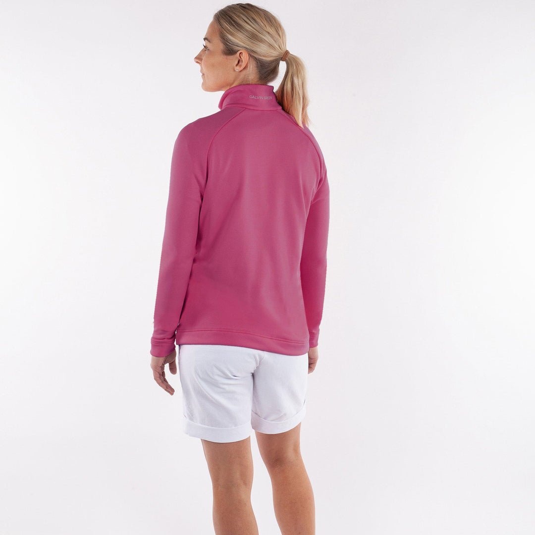 Dolly Upcycled is a Insulating mid layer for Women in the color Fantastic Pink(4)