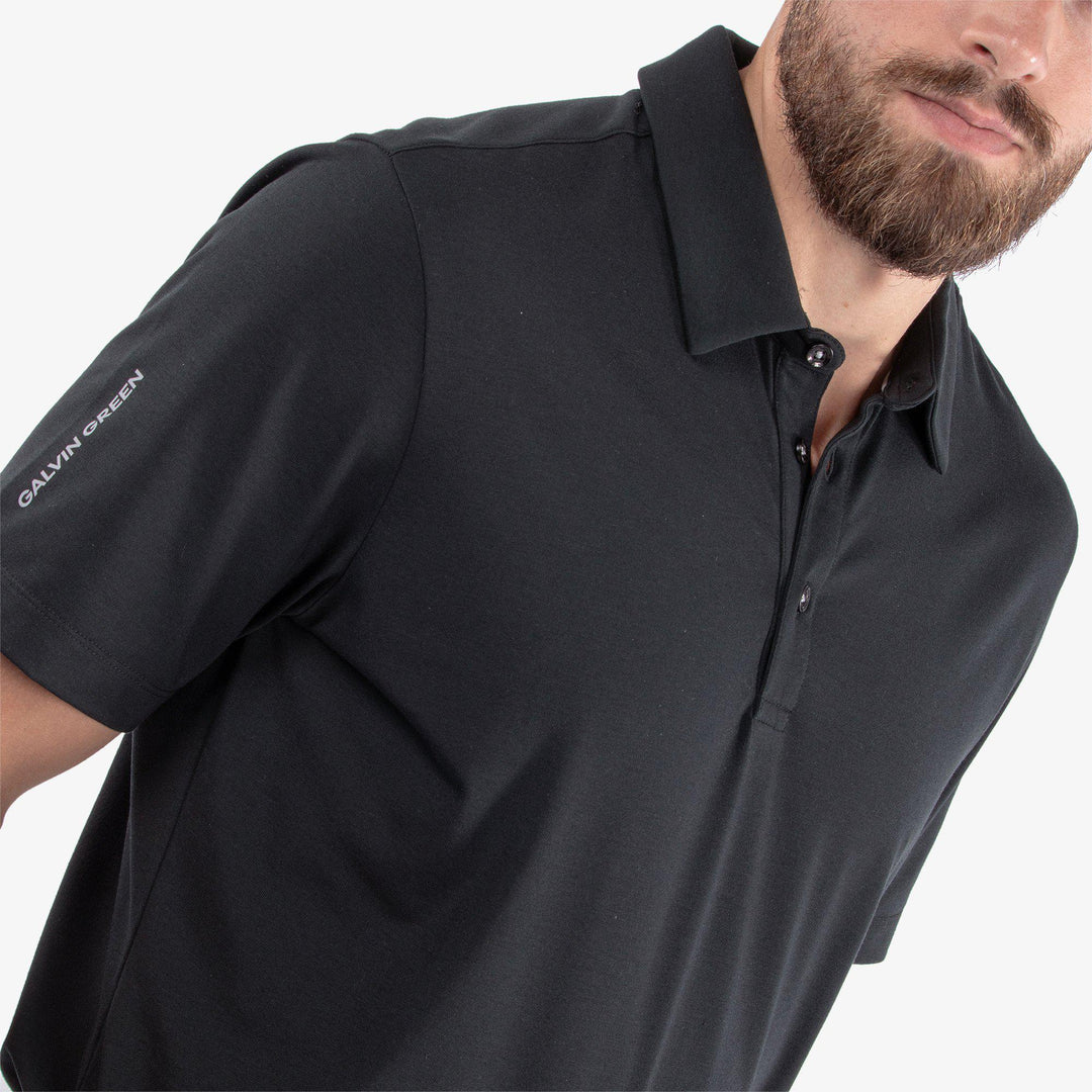 Marcelo is a Breathable short sleeve shirt for  in the color Black(3)