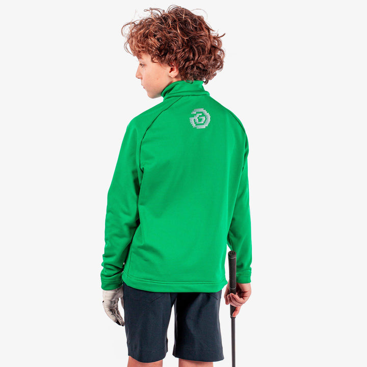 Raz is a Insulating golf mid layer for Juniors in the color Golf Green(5)
