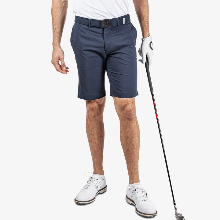 Paul is a Breathable golf shorts for Men in the color Navy(1)