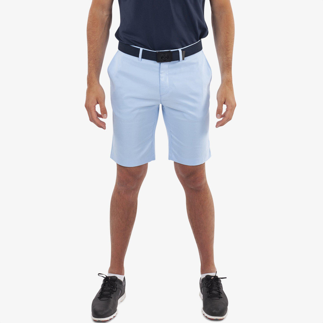 Paul is a Breathable golf shorts for Men in the color Blue Bell(1)