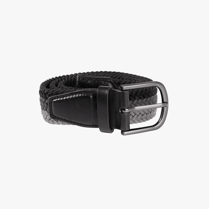 Will is a Elastic golf belt in the color Black/Forged Iron/Sharkskin(1)