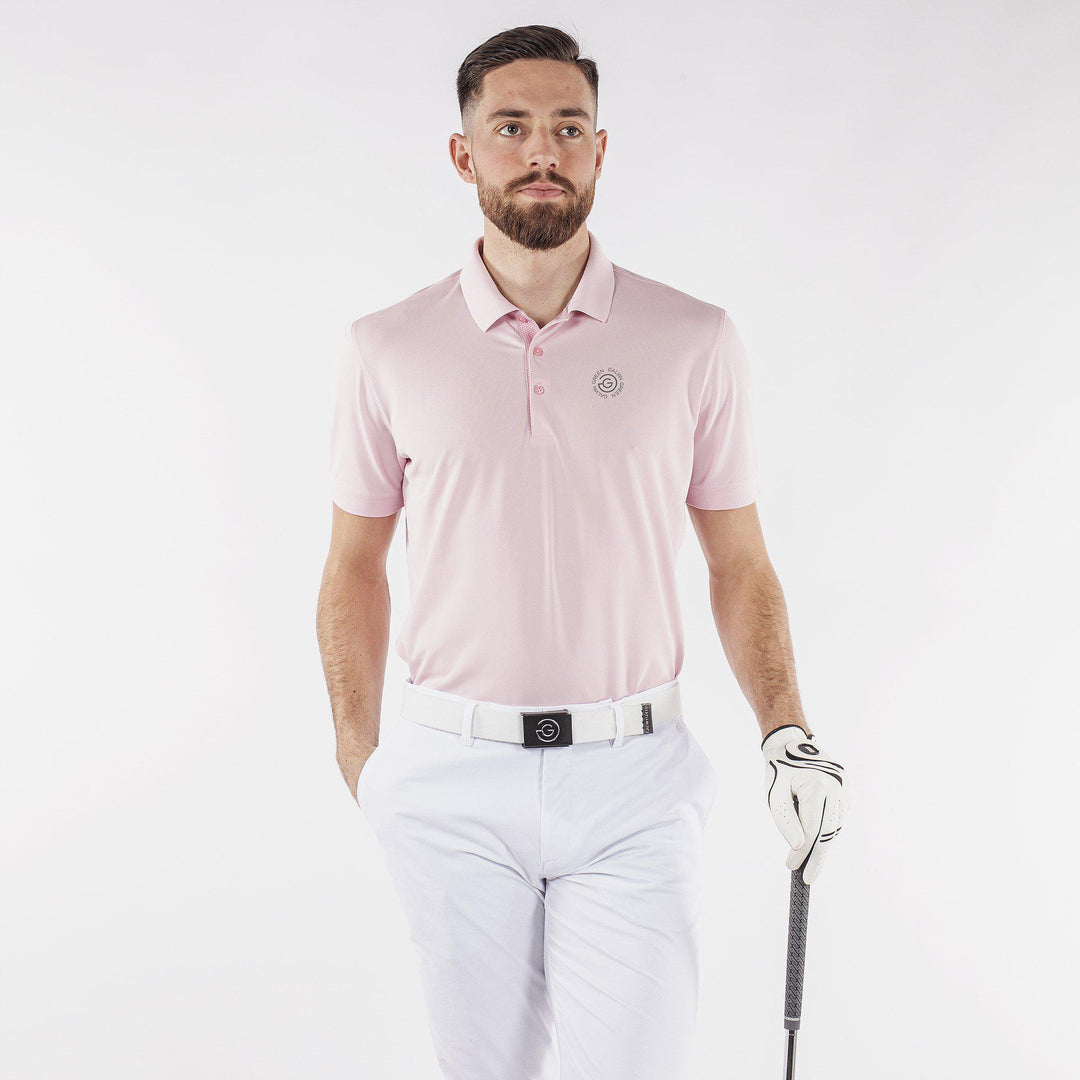 Max Tour is a Breathable short sleeve shirt for Men in the color Imaginary Pink(1)