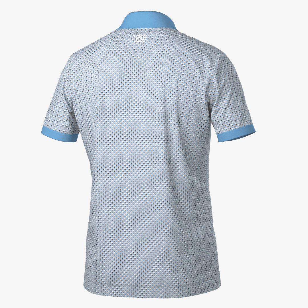 Mate is a Breathable short sleeve golf shirt for Men in the color Alaskan Blue(7)