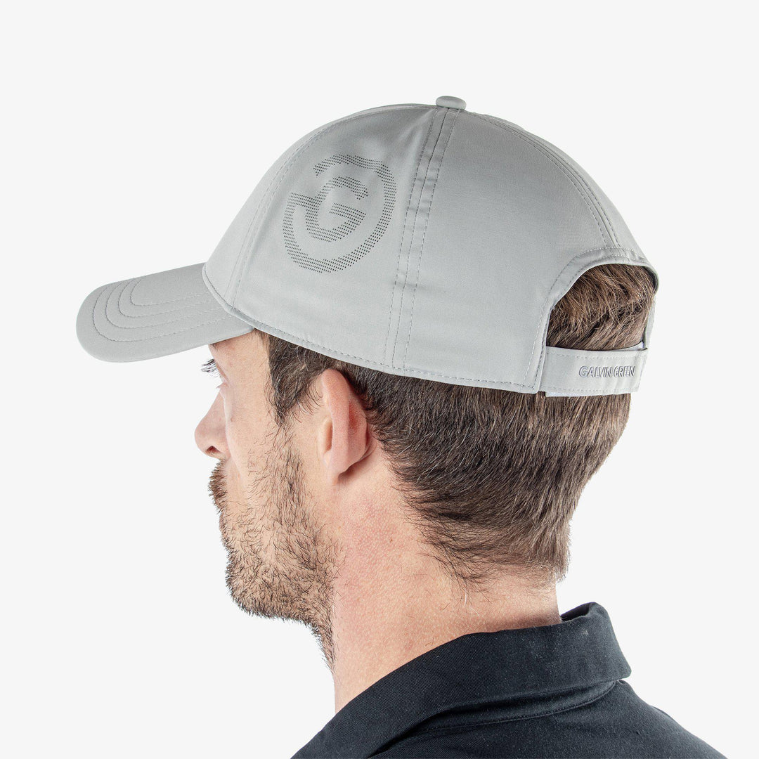 Sanford is a Lightweight solid golf cap for  in the color Cool Grey(3)