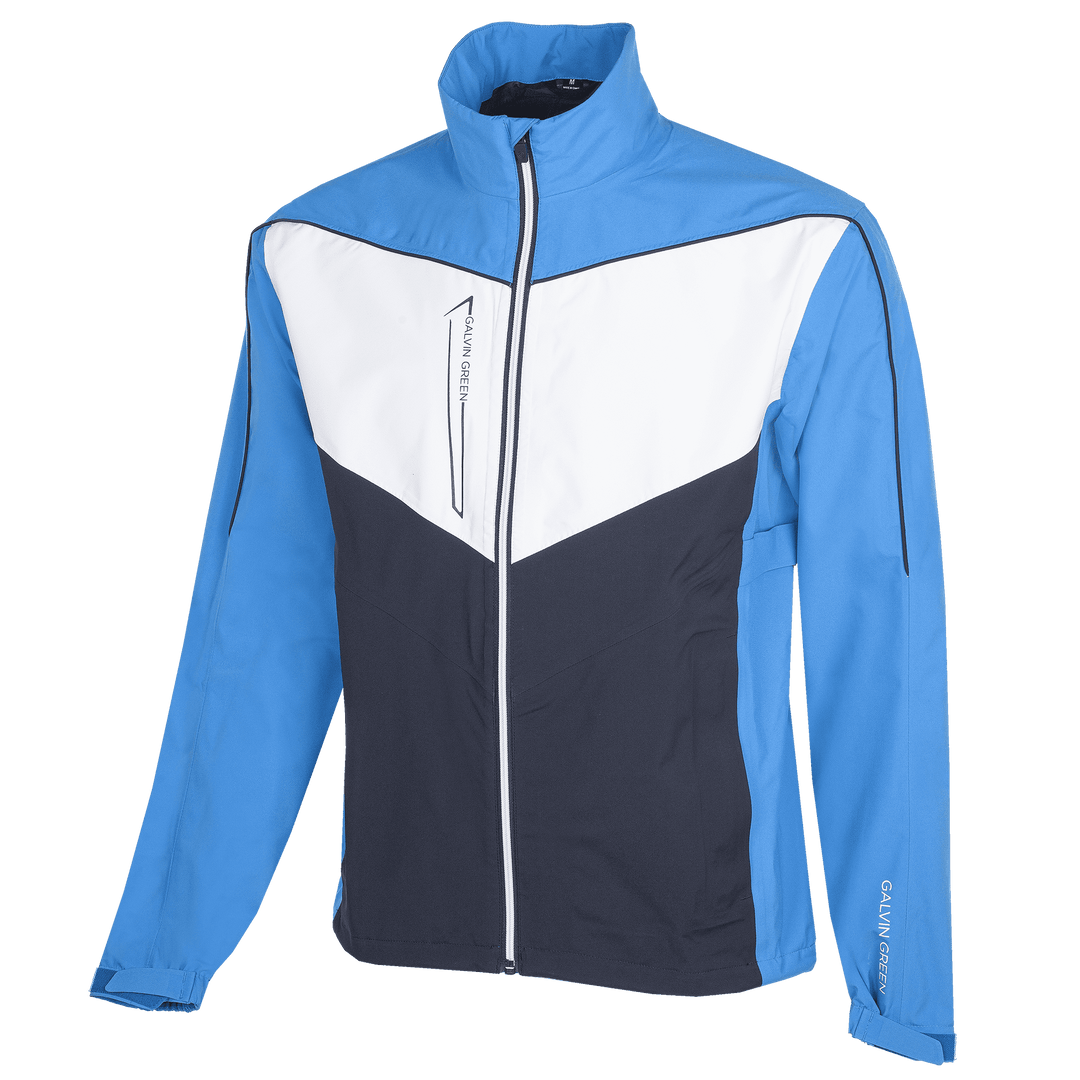 Armstrong is a Waterproof jacket for  in the color Blue/Navy/White(0)