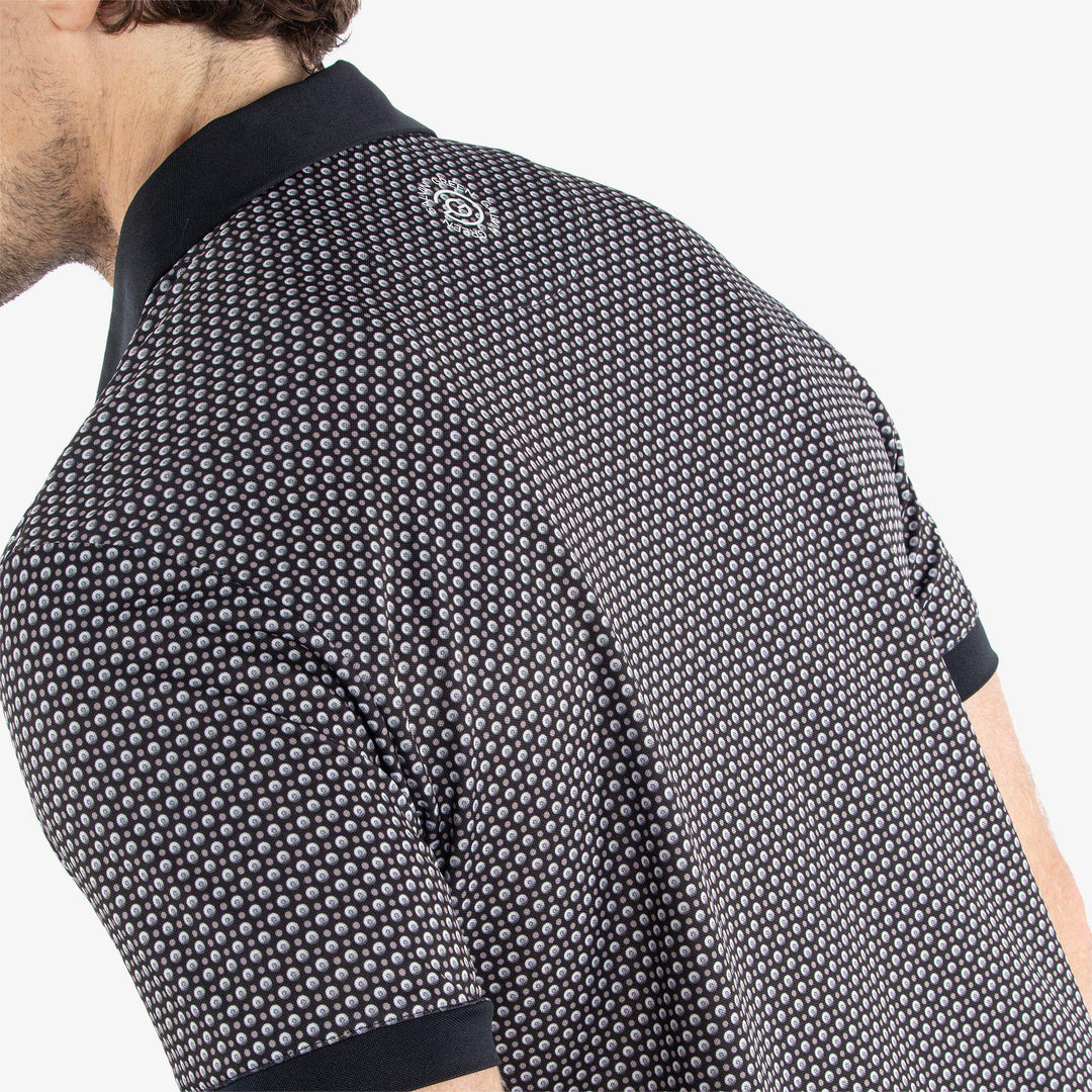 Mate is a Breathable short sleeve shirt for  in the color Sharkskin/Black(5)