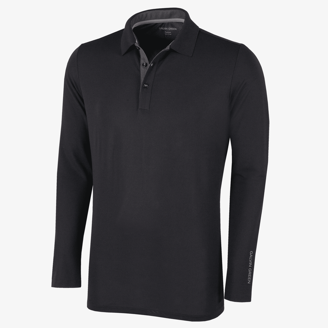 Marwin is a Breathable long sleeve shirt for  in the color Black(0)