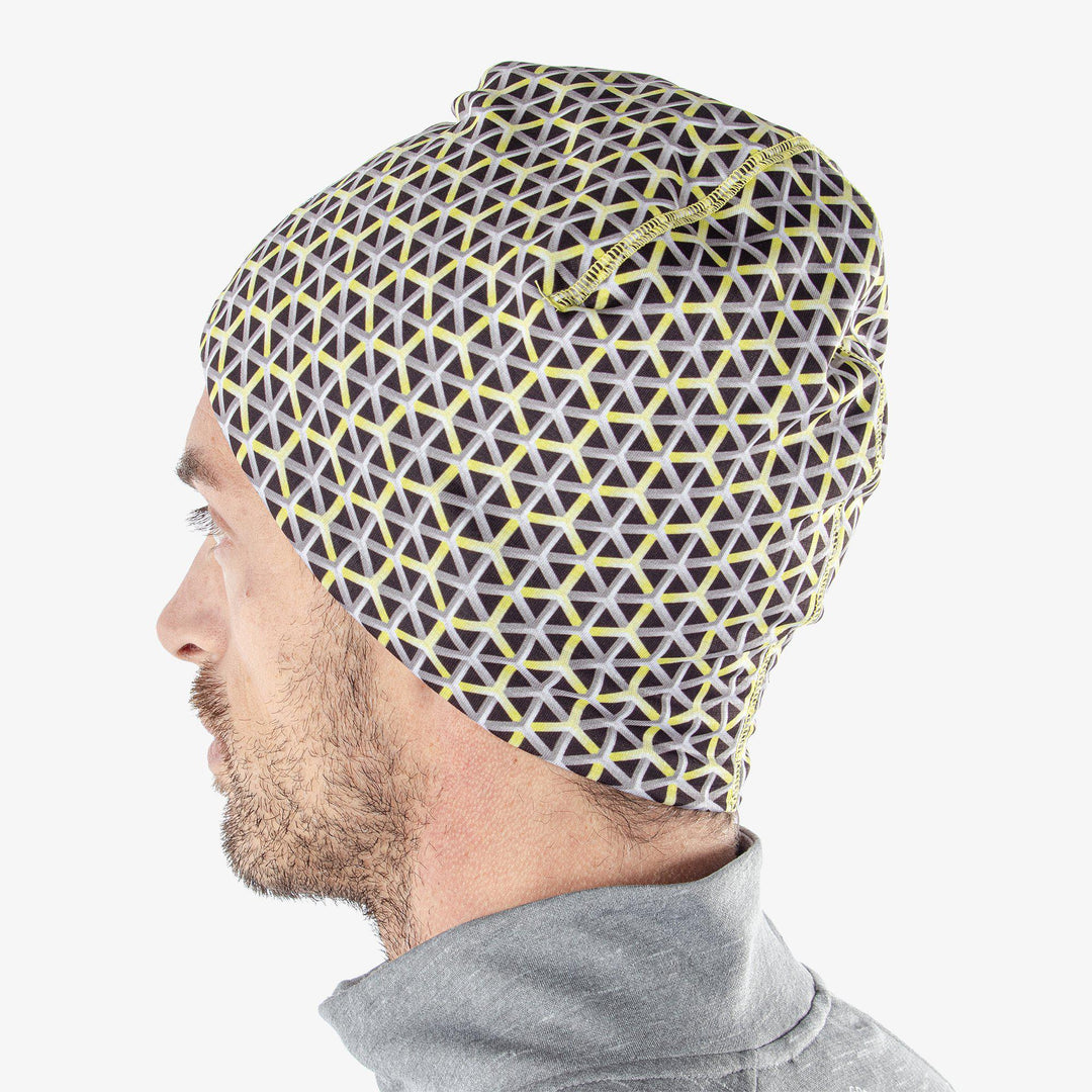 Dino is a Insulating hat for  in the color Sunny Lime/Black(3)