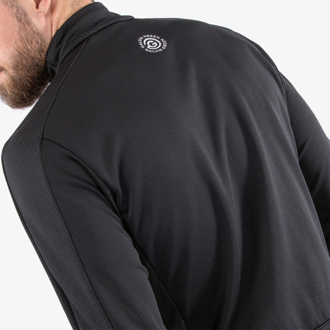 Dawson is a Insulating golf mid layer for Men in the color Black(6)