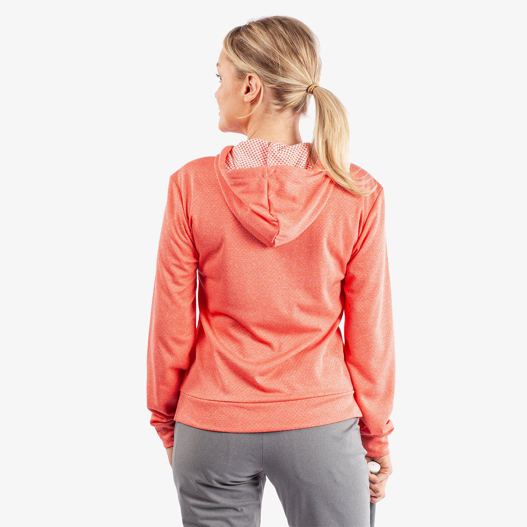 Dagmar is a Insulating golf sweatshirt for Women in the color Coral Melange(8)