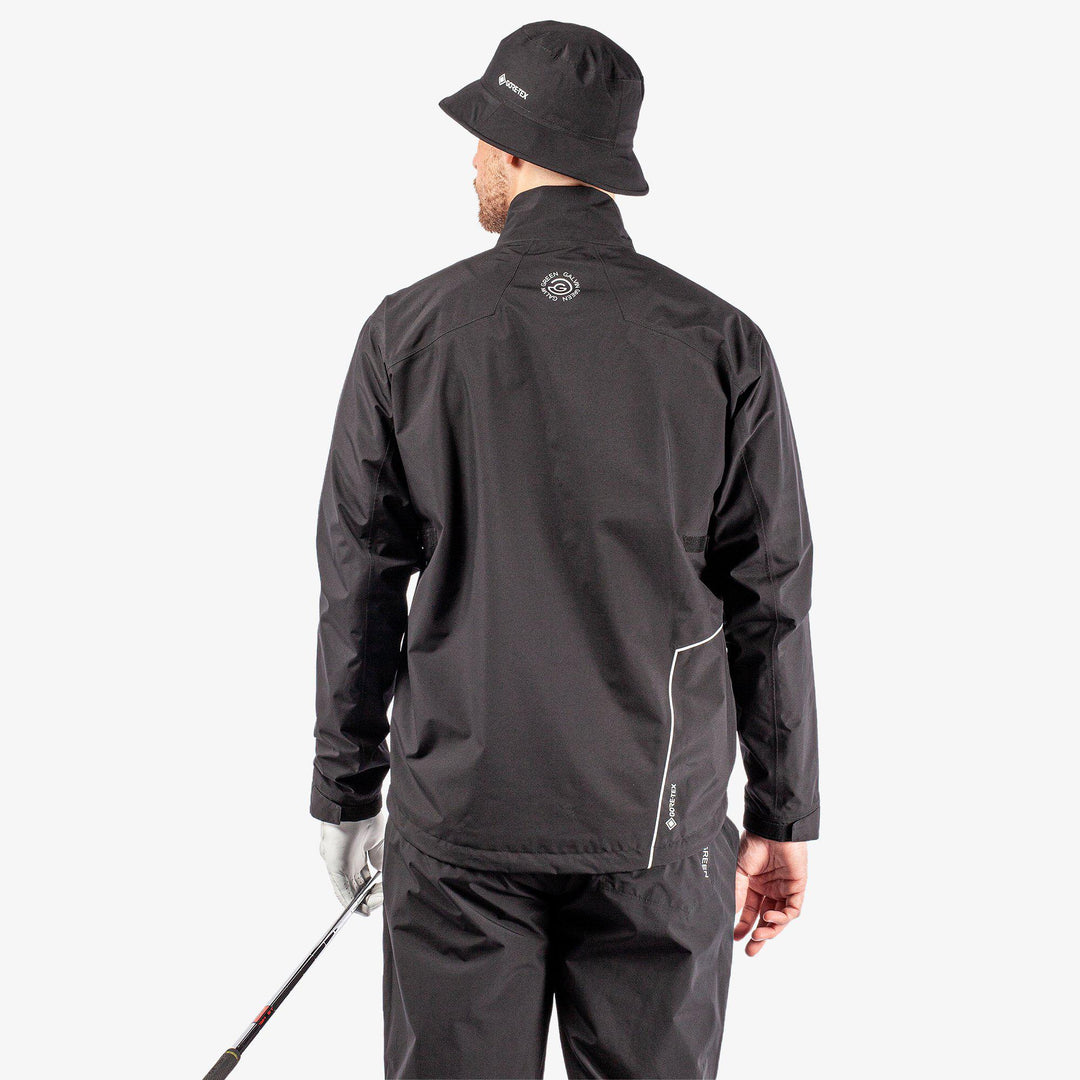 Axley is a Waterproof jacket for Men in the color Black/Forged Iron(7)