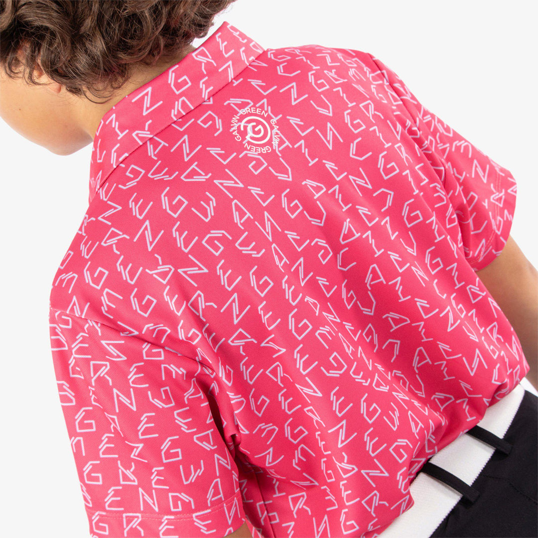 Rickie is a Breathable short sleeve shirt for  in the color Camelia Rose(8)