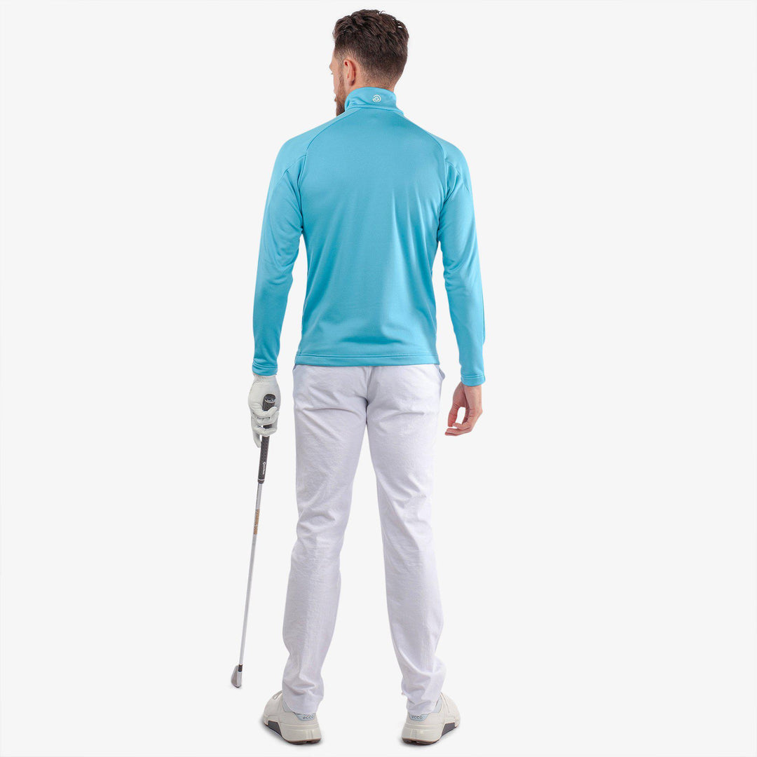 Drake is a Insulating golf mid layer for Men in the color Aqua(6)
