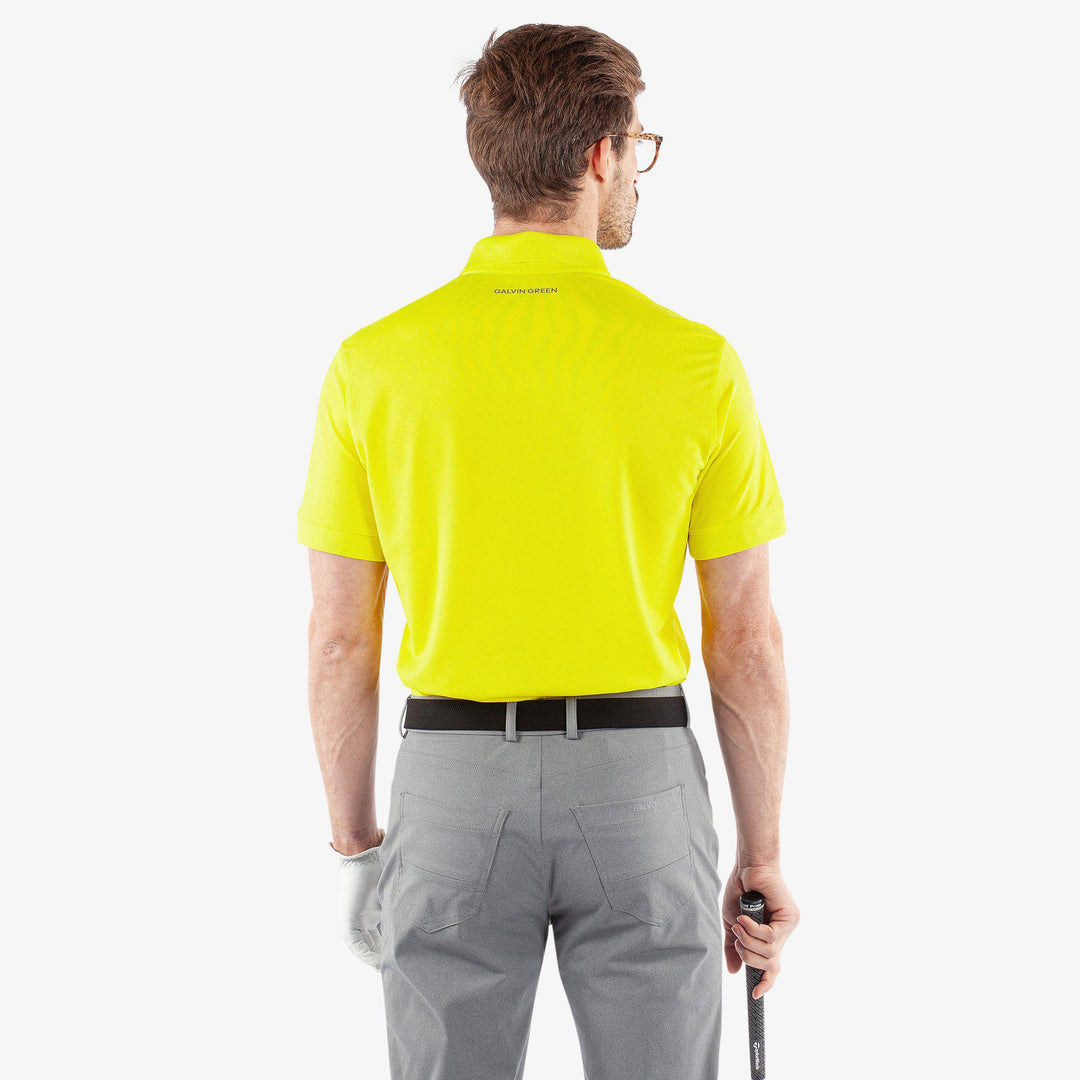 Maximilian is a Breathable short sleeve shirt for  in the color Sunny Lime(4)