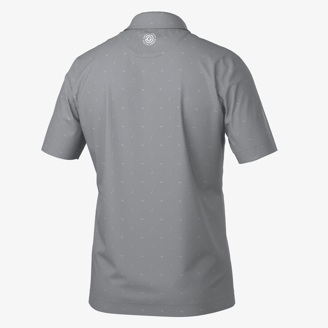 Miklos is a Breathable short sleeve shirt for  in the color Sharkskin(7)
