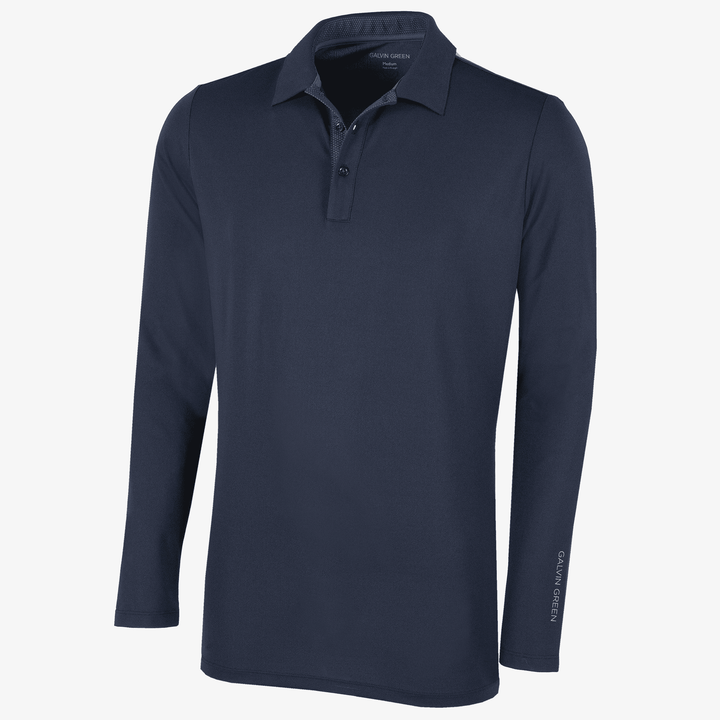 Marwin is a Breathable long sleeve shirt for  in the color Navy(0)