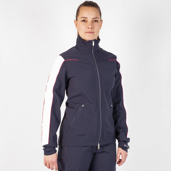 Aino is a Waterproof jacket for Women in the color Navy(1)