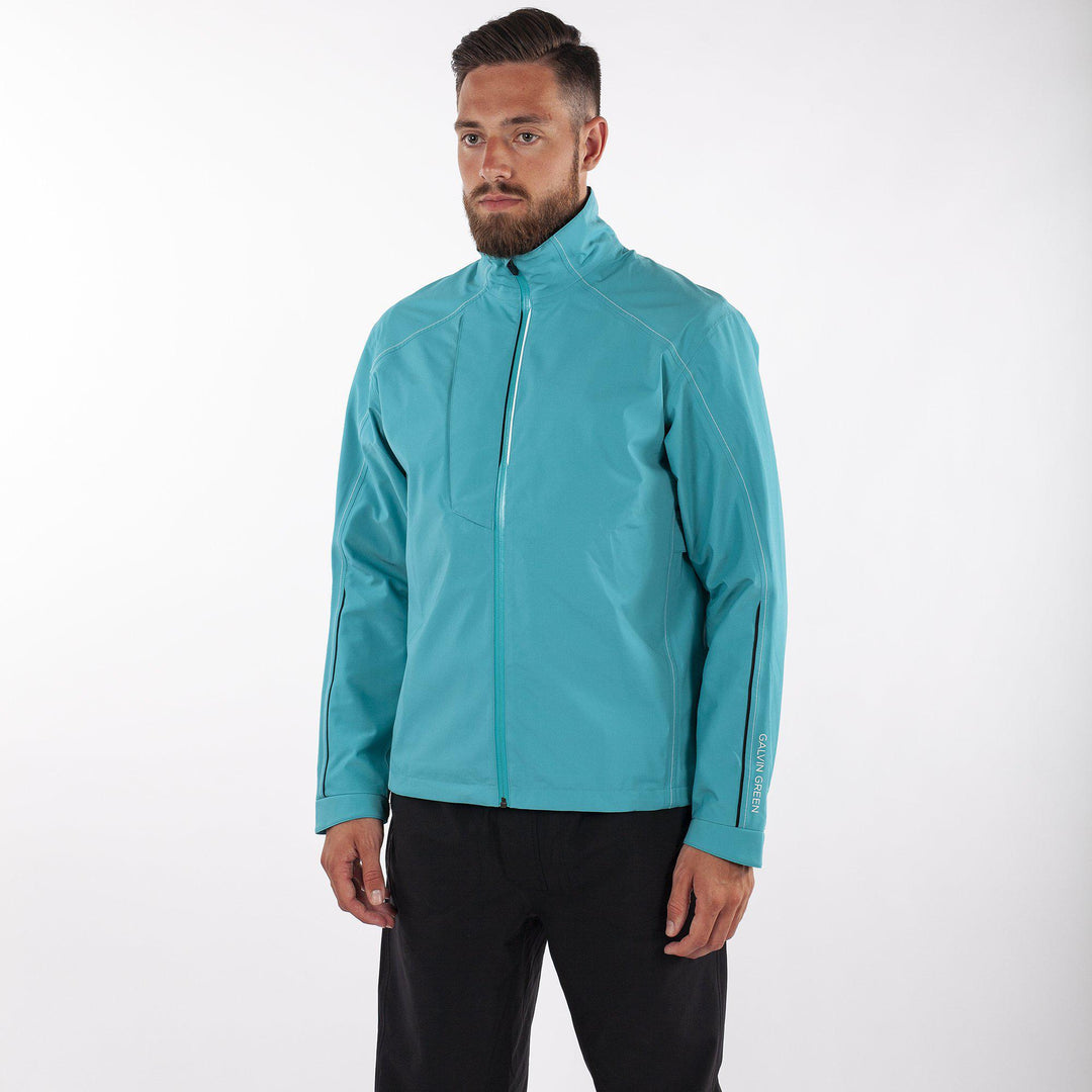 Apex is a Waterproof jacket for Men in the color Golf Green(2)