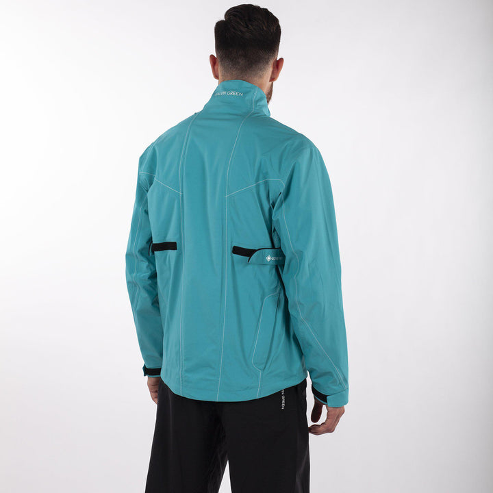 Apex is a Waterproof jacket for Men in the color Golf Green(6)
