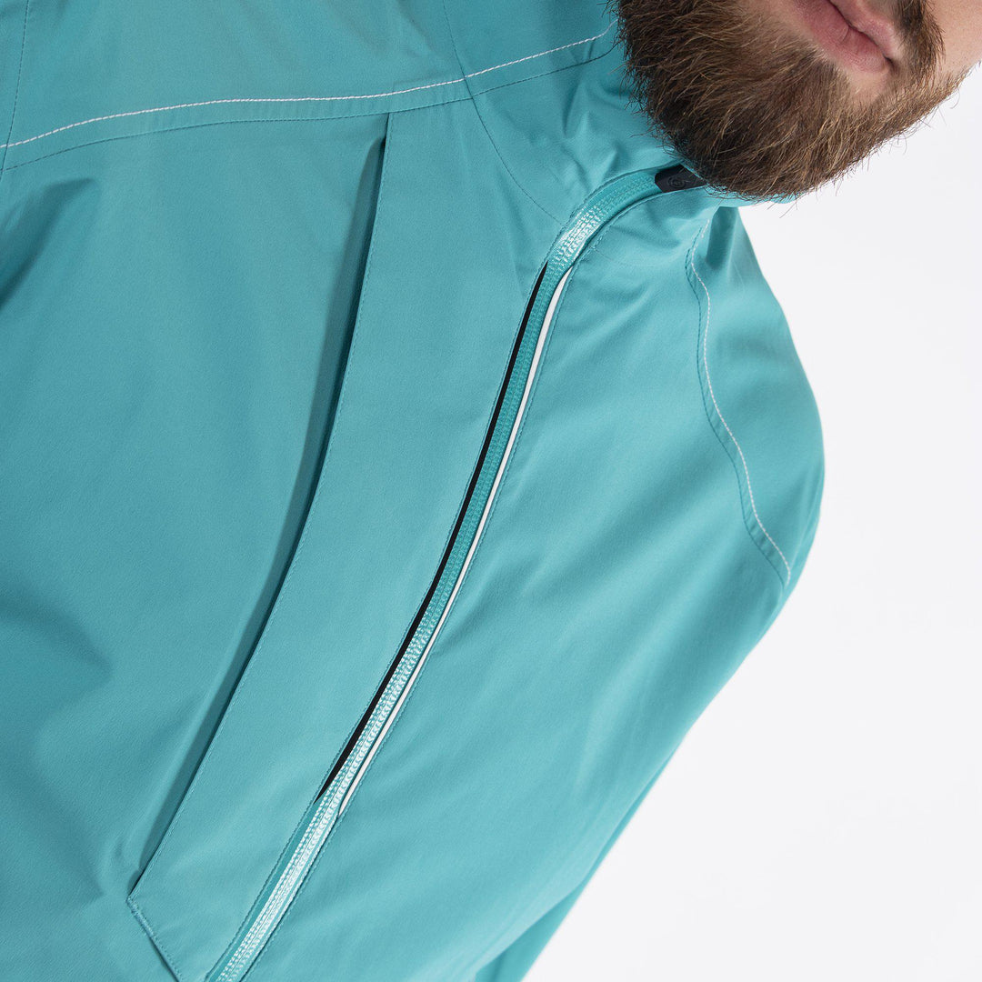 Apex is a Waterproof jacket for Men in the color Golf Green(3)