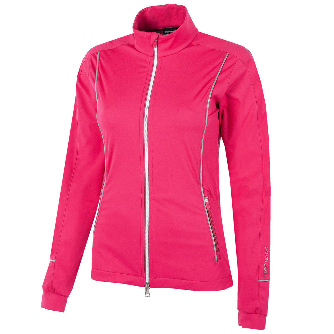 Leila is a Windproof and water repellent jacket for Women in the color Sugar Coral(0)