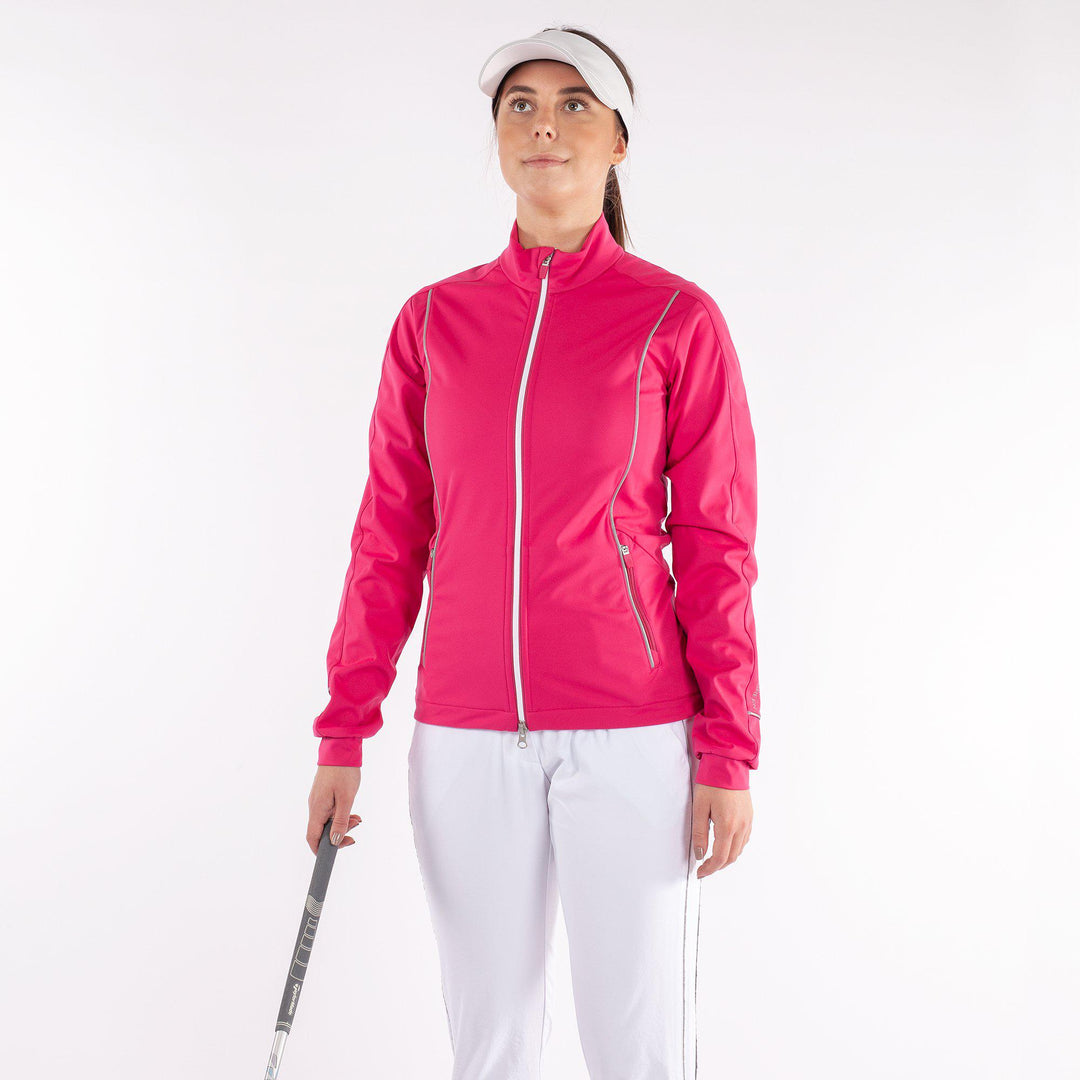 Leila is a Windproof and water repellent jacket for Women in the color Sugar Coral(1)
