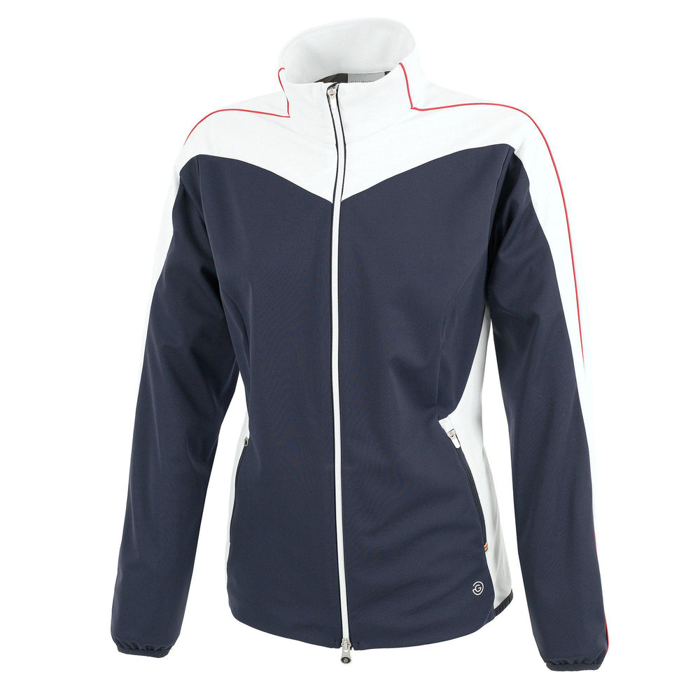 Leslie is a Windproof and water repellent jacket for Women in the color Fantastic Blue(0)