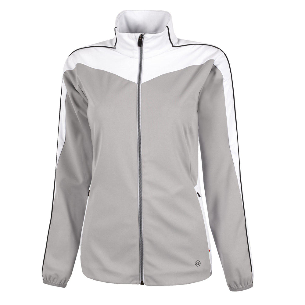 Leslie is a Windproof and water repellent jacket for Women in the color Forged Iron(0)