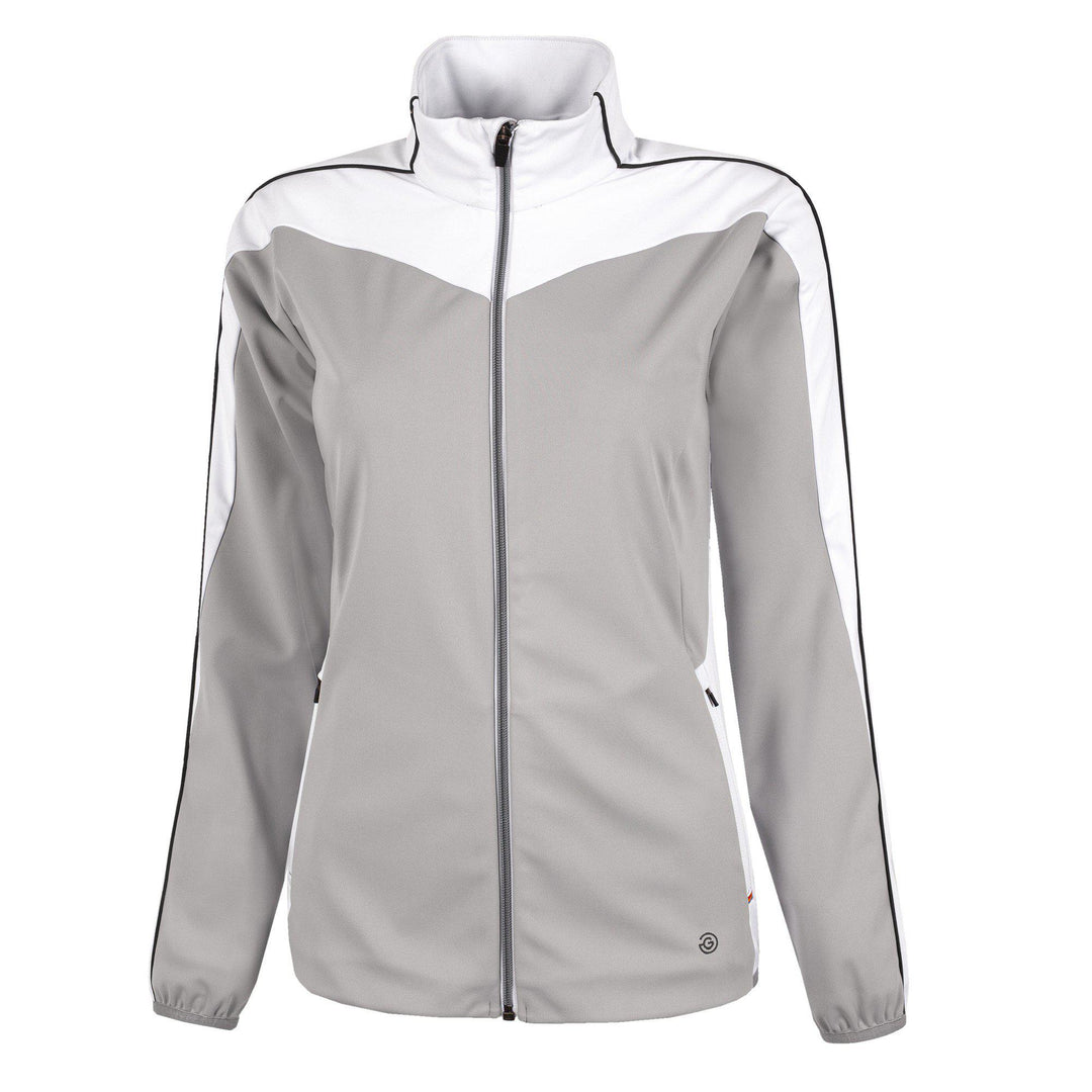 Leslie is a Windproof and water repellent jacket for Women in the color Forged Iron(0)