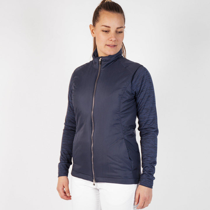Lizl is a Windproof and water repellent vest for Women in the color Navy(1)