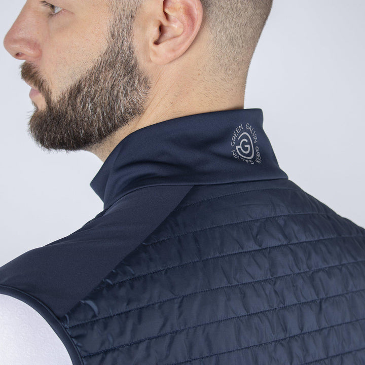 Louie is a Windproof and water repellent vest for Men in the color Navy(4)