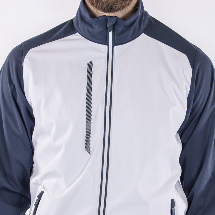 Lyle is a Windproof and water repellent jacket for Men in the color White(3)