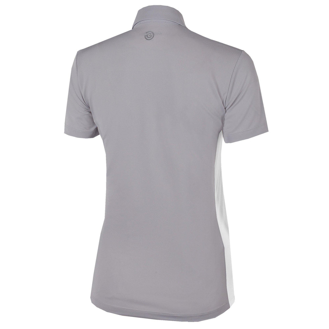 Maia is a Breathable short sleeve golf shirt for Women in the color Cool Grey(8)