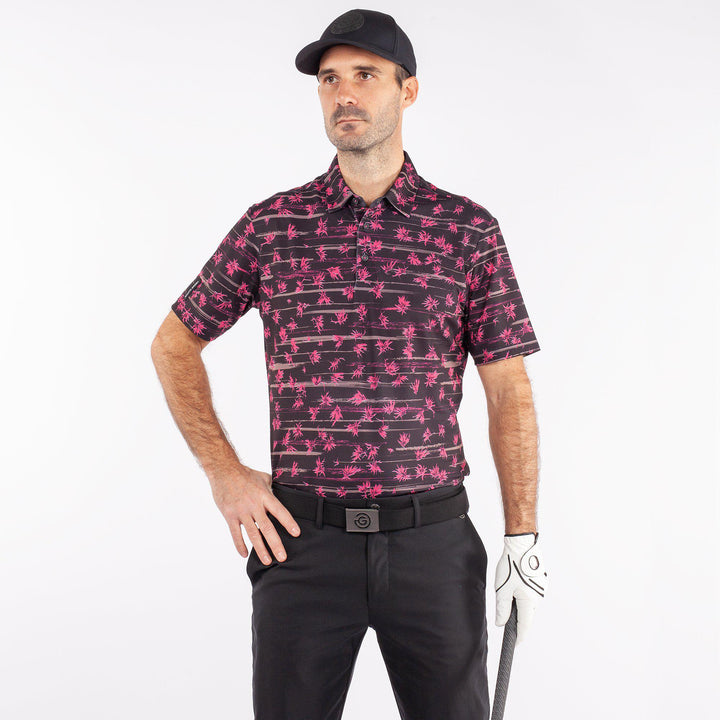 Malik is a Breathable short sleeve shirt for Men in the color Amazing Pink(1)