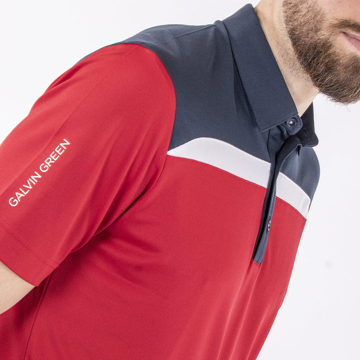 Mapping is a Breathable short sleeve shirt for Men in the color Red(5)