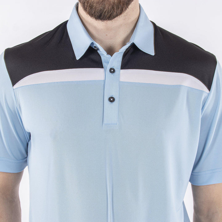 Mapping is a Breathable short sleeve shirt for Men in the color Blue Bell(4)