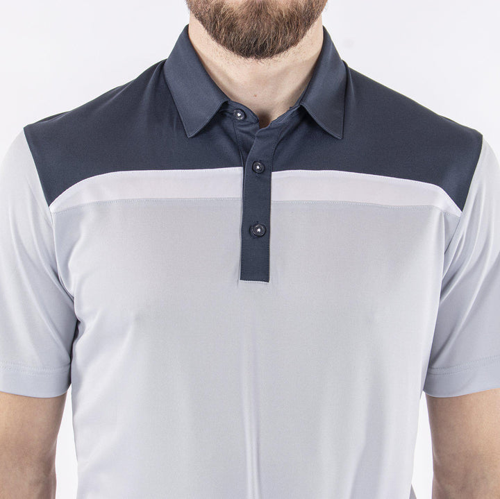 Mapping is a Breathable short sleeve shirt for Men in the color Cool Grey(4)