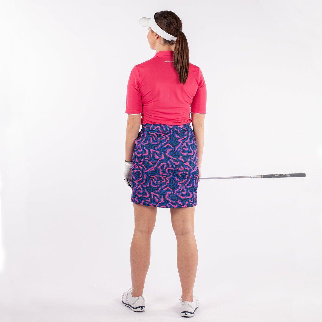 Marie is a Breathable golf skirt with inner shorts for Women in the color Blue(6)