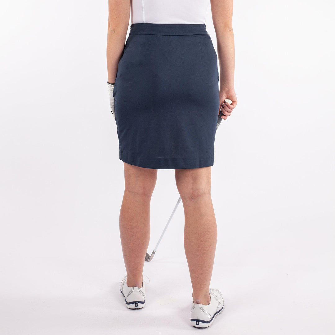 Marie is a Breathable golf skirt with inner shorts for Women in the color Navy(7)