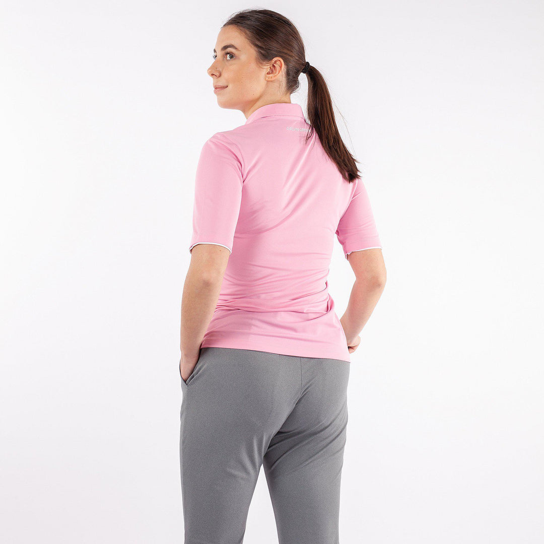 Marissa is a Breathable short sleeve shirt for Women in the color Amazing Pink(3)